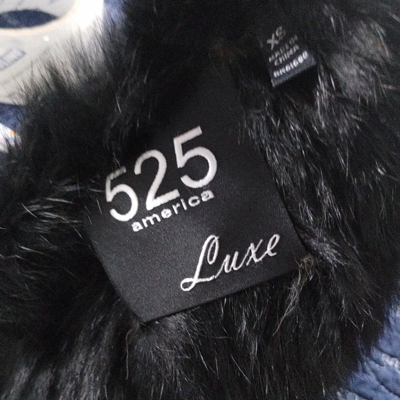 525 America Luxe Rabbit Fur Vest XS - Picture 2 of 6